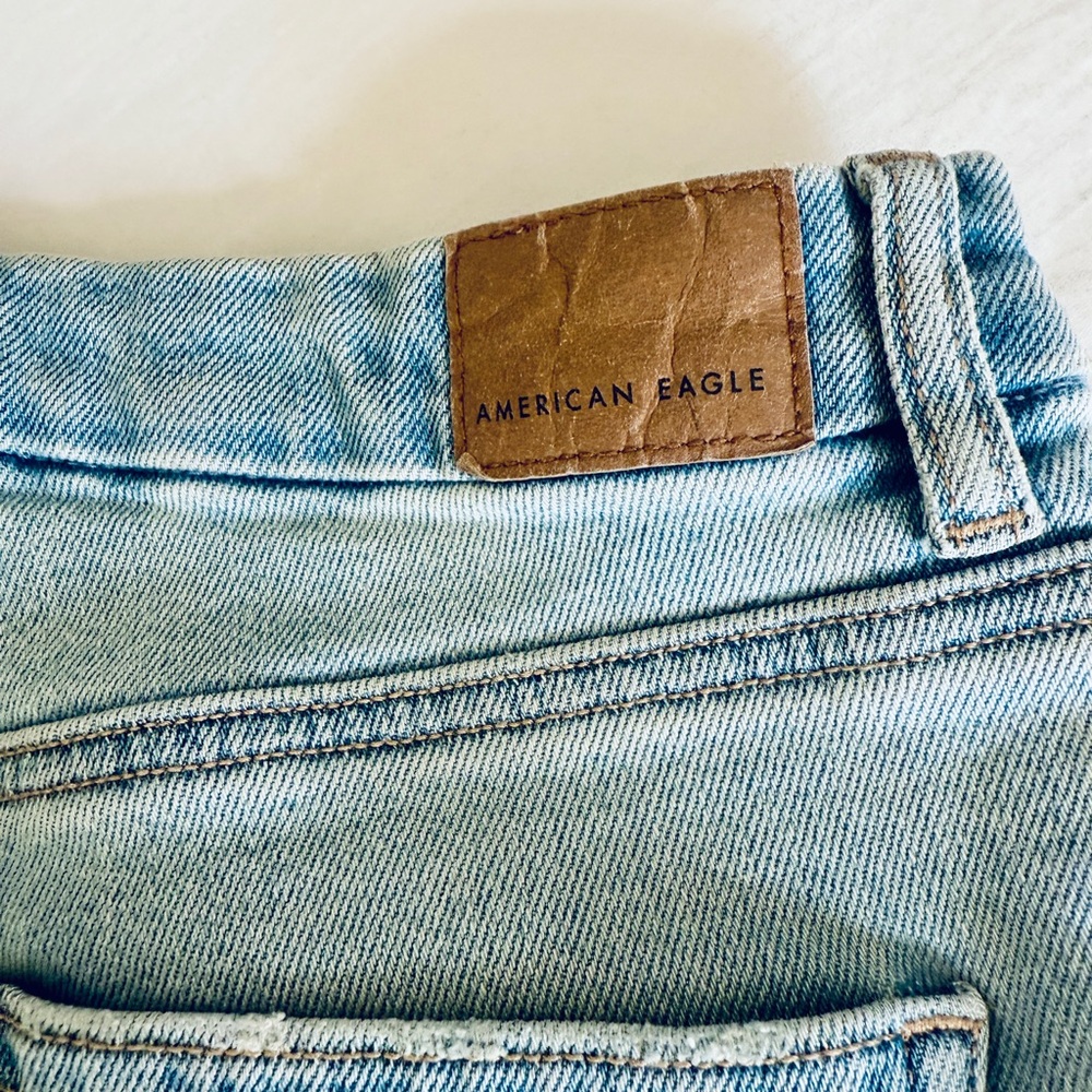 American Eagle Light Blue Jeans Size 4S - Picture 3 of 7